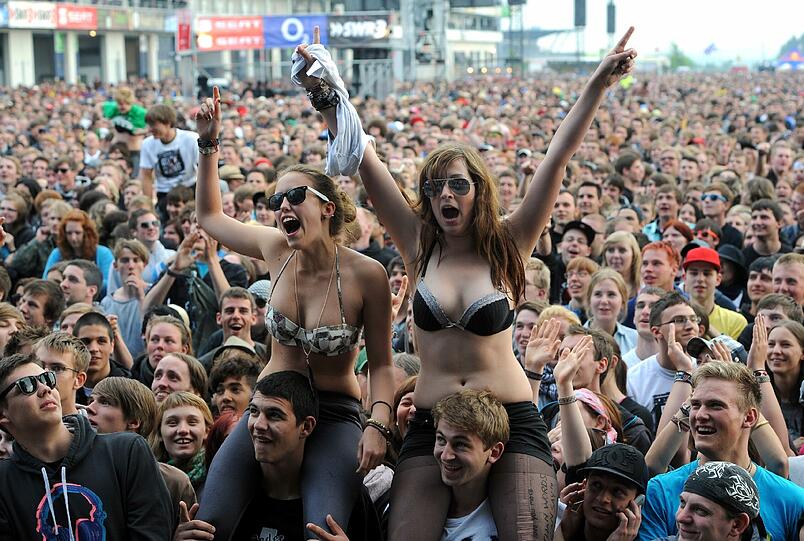 In diesem Jahr scheinen auch die Frauen zeigefreudig zu sein.