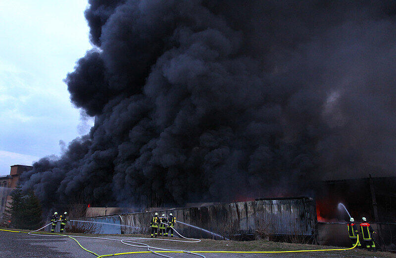 Die Bilder vom Großbrand