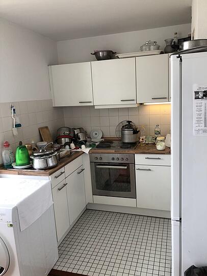 Die Küche in der heutigen Wohnung.