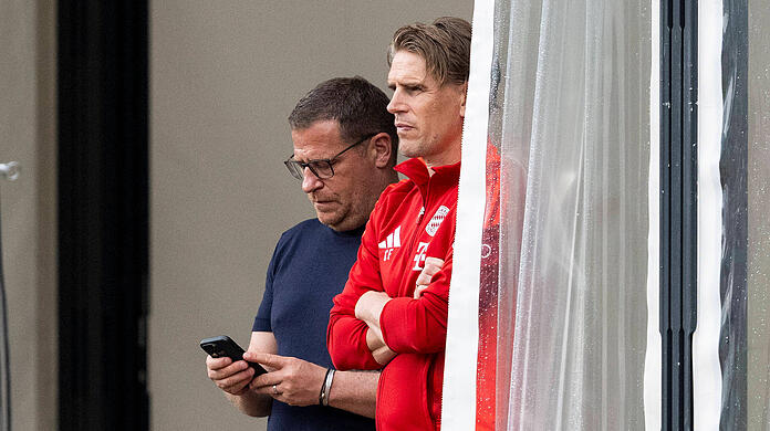 Sportvorstand Max Eberl und Sportdirektor Christoph Freund.