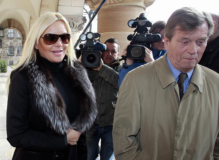 So sexy erschien Tatjana als Zeuging vor dem Nürnberger Gericht um im Verfahren gegen ihren Ex-Freund auszusagen.