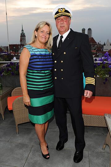 Andreas Greulich (Kapitän der MS Deutschland) mit Ehefrau Sabine