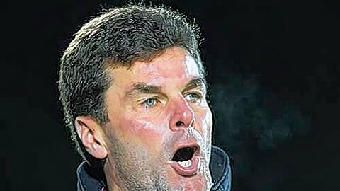 &bdquo;Hertha BSC nicht an den 15 Punkten messen&ldquo;: Club-Trainer Dieter Hecking.