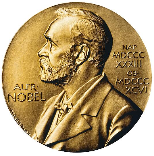 330 Gramm reines Gold: Die Nobelpreis-Medaille des Elektrotechnikers Karl Fredinand Braun.