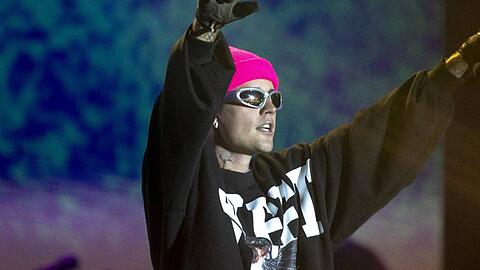 Justin Bieber während eines Auftritts im August 2022.
