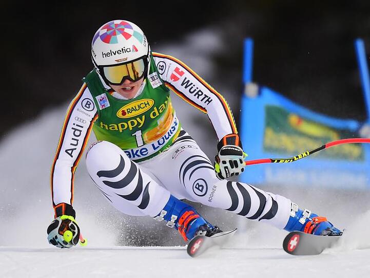 Viktoria Rebensburg fuhr im Super G in Lake Louise auf den dritten Rang.