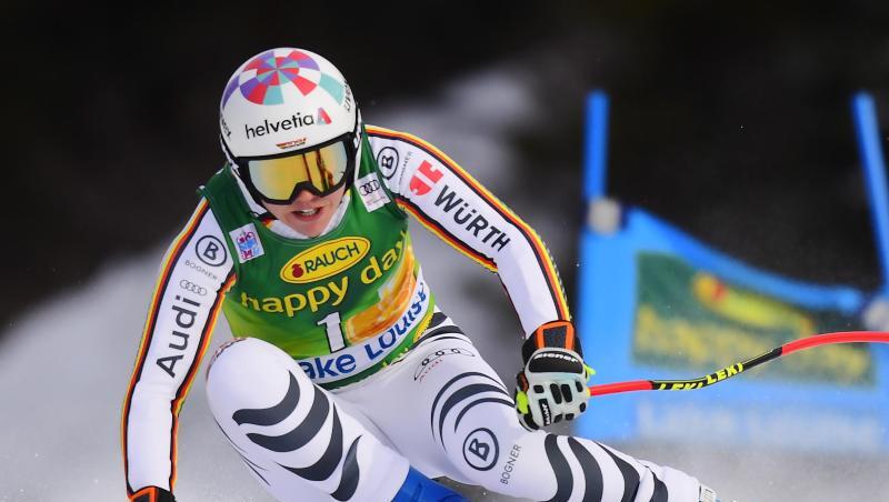 Viktoria Rebensburg fuhr im Super G in Lake Louise auf den dritten Rang. Viktoria Rebensburg fuhr im Super G in Lake Louise auf den dritten Rang.