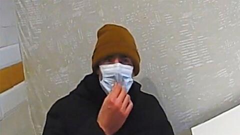 Momente vor der Festnahme