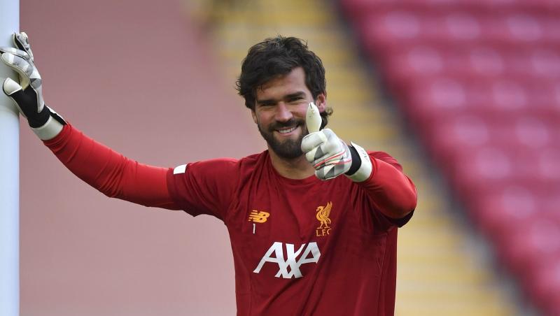 Liverpool-Keeper Alisson schwärmt von Trainer Klopp. Liverpool-Keeper Alisson schwärmt von Trainer Klopp.