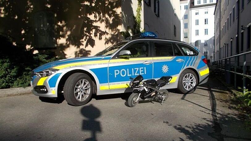 So sieht das beschlagnahmte Mini-Bike aus. So sieht das beschlagnahmte Mini-Bike aus.