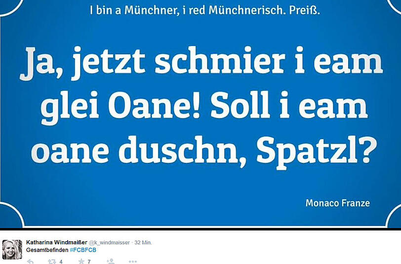 Die Twitter-Reaktionen zum Halbfinal-Spiel zwischen dem FC Barcelona und dem FC Bayern.