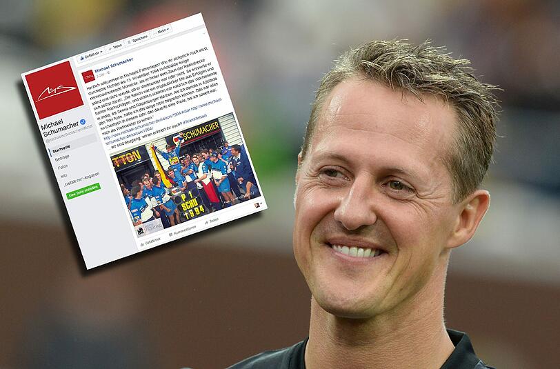 Siet Sonntag gibt es einen offiziellen Facebook-Account von Michael Schumacher.