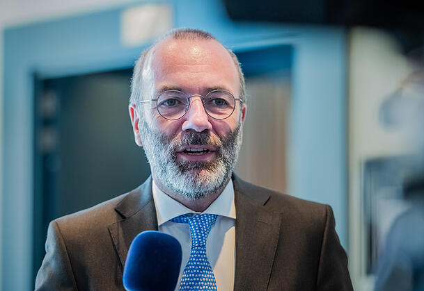 Manfred Weber (CSU), Vorsitzender der EVP (EPP). Manfred Weber (CSU), Vorsitzender der EVP (EPP).