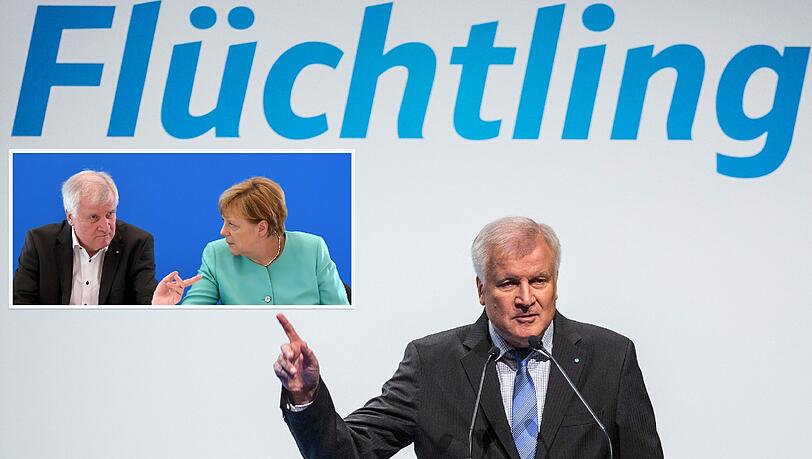 Möchte, dass seine Forderung für eine Flüchtlingsobergrenze festgeschrieben wird: CSU-Chef Horst Seehofer. Möchte, dass seine Forderung für eine Flüchtlingsobergrenze festgeschrieben wird: CSU-Chef Horst Seehofer.