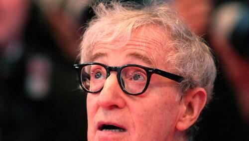 Große Augen, offener Mund: Woody Allen mag Frauen. Große Augen, offener Mund: Woody Allen mag Frauen.