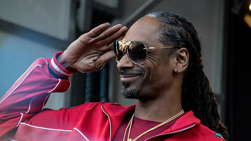 Snoop Dogg während eines Auftritts in Kalifornien