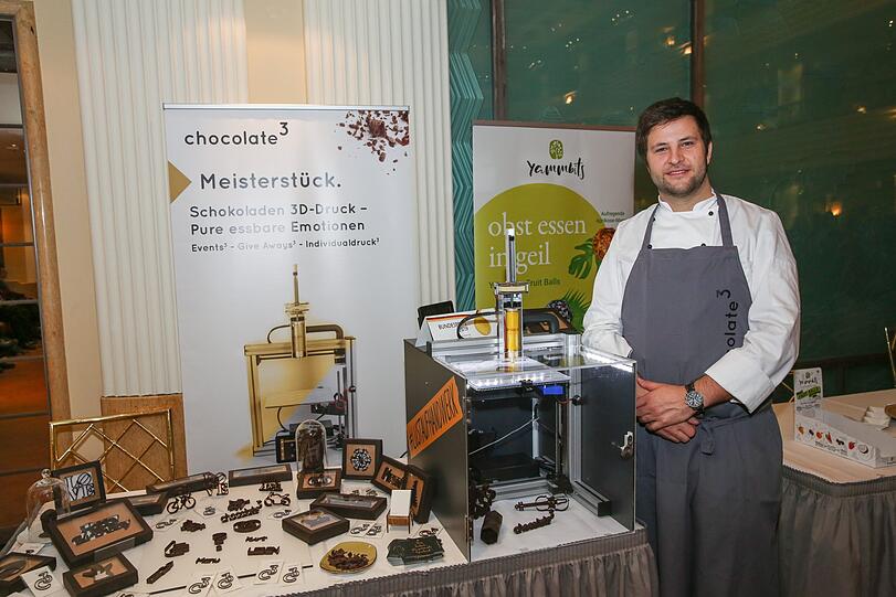 Schokolade aus dem 3D-Drucker: Benedinkt Daschner von Chocolate 3.