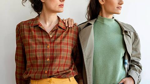 Ein kariertes Vintage-Hemd passt gut in die Herbst- und Winter-Garderobe.