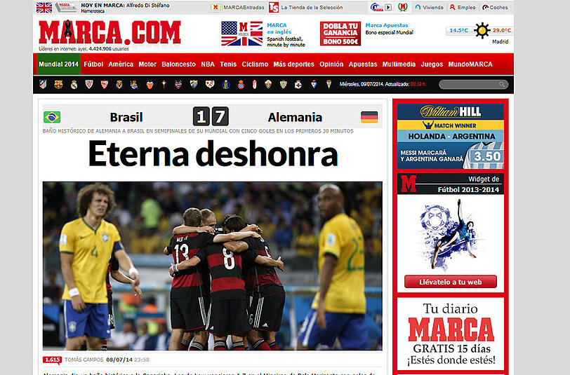 marca.com (Spanien): "Schmach für die Ewigkeit"