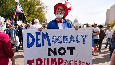 Seit Trumps zweiten Amtsantritt hat es in den USA deutlich mehr Demonstrationen als in seiner ersten Amtszeit gegeben.
