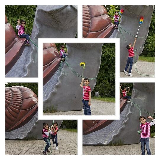 Motive vonm Titel-Shooting der Kinderzeitung.