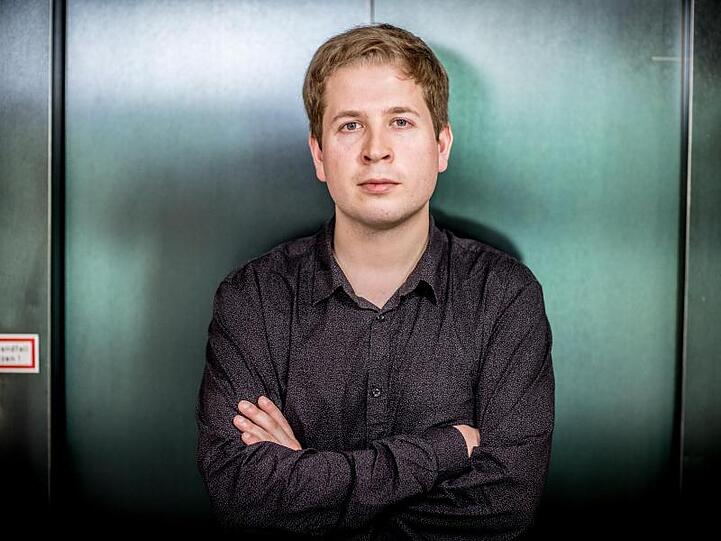 Juso-Chef Kevin Kühnert im April vergangenen Jahres in Berlin.