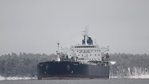 Der auf den Cookinseln registrierte &Ouml;ltanker Eagle S wird der russischen Schattenflotte zugerechnet. (Archivbild)