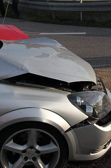 Crash bei Waldkraiburg - Die Bilder