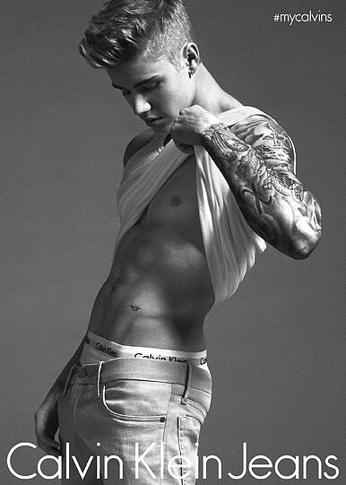 Justin Bieber für Calvin Klein