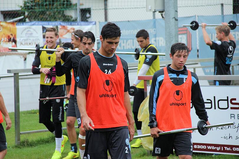 Die Bilder vom letzten Löwen-Training in Bad Häring.
