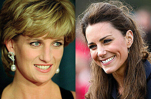 Zwei Prinzessinen der Herzen? Lady Di und Prinzessin Kate.