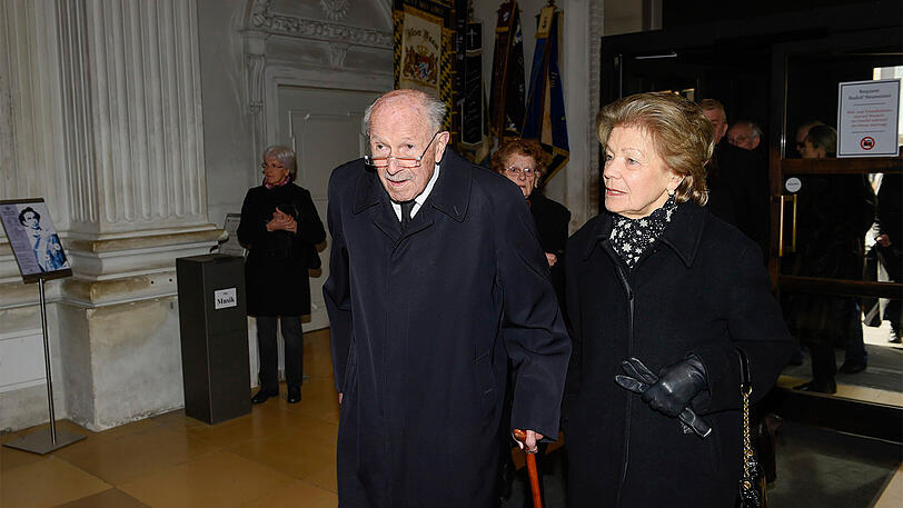 Privatbankier und Mäzen Wilhelm Winterstein mit Frau Adelhaid.