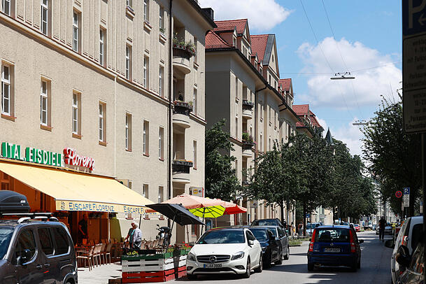 Hotspot im Sommer: die Eisdiele Florenz in der Tulbeckstraße. Hotspot im Sommer: die Eisdiele Florenz in der Tulbeckstraße.