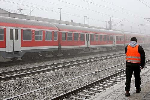 Bahnhof Dachau: Dieser Regionalzug hatte Feuer gefangen.