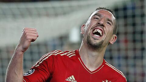 In der Gunst der Kollegen ganz oben: Franck Ribéry.