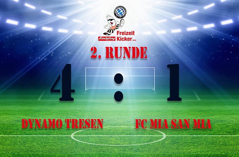 Dynamo Tresen gewann das Spiel in der 2. Runde mit 4:1.
