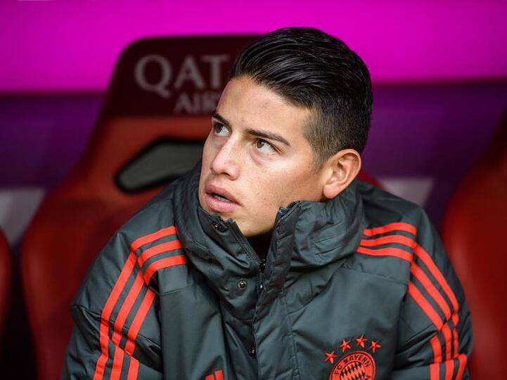 James Rodriguez vom FC Bayern München. Foto: Matthias Balk/Archiv