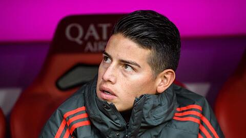 James Rodriguez vom FC Bayern München. Foto: Matthias Balk/Archiv