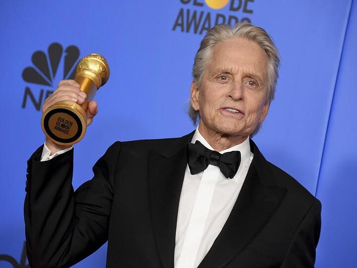 Michael Douglas ist für "The Kominsky Method" als bester Hauptdarsteller in einer Comedy-Serie mit einem Golden Globe ausgezeichnet worden.