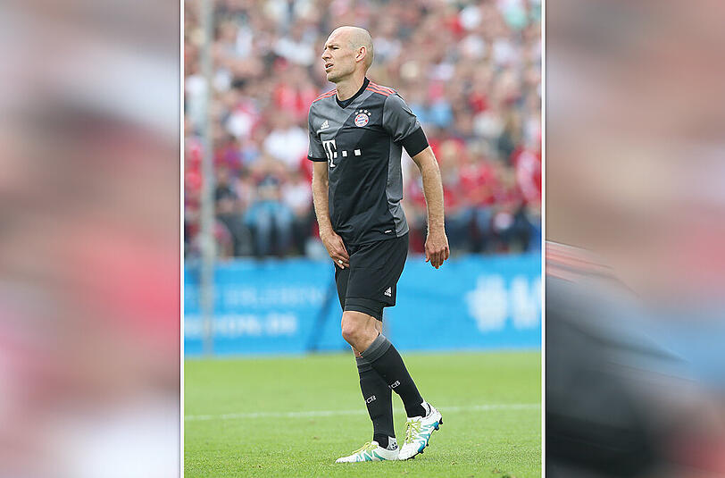 Immer wieder stoppt ihn sein Körper: Arjen Robben, der sich in der Vorbereitung verletzte, kämpft um einen neuen Vertrag.