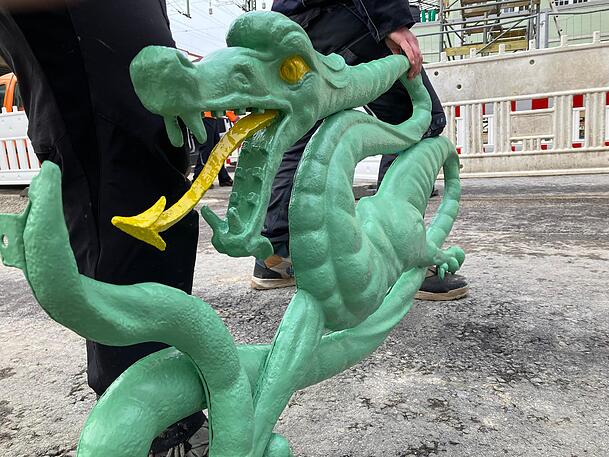 So sieht das Stück nach der Restaurierung aus. So sieht das Stück nach der Restaurierung aus.