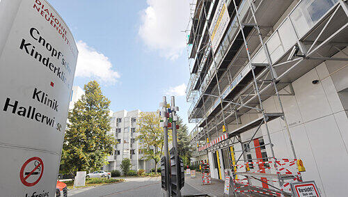 ...und die Klinik Hallerwiese. ...und die Klinik Hallerwiese.