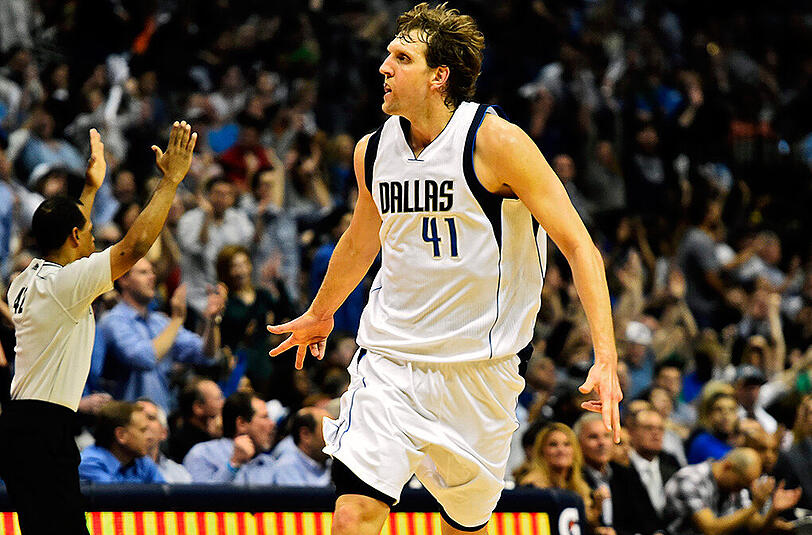 Nach kurzer Pause zurück im Mavs-Team: Dirk Nowitzki.