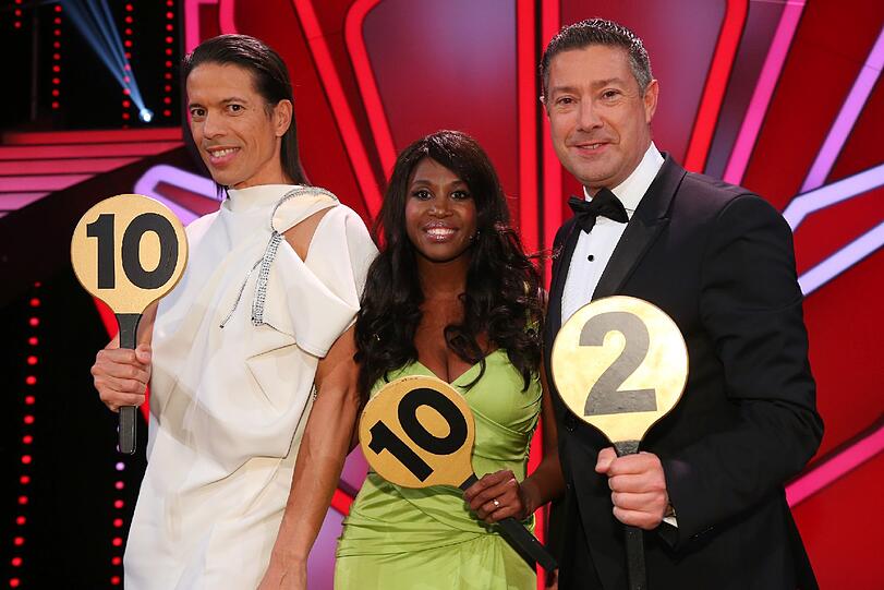Die Jury: Jorge Gonzalez (l.), Motsi Mabuse und Joachim Llambi