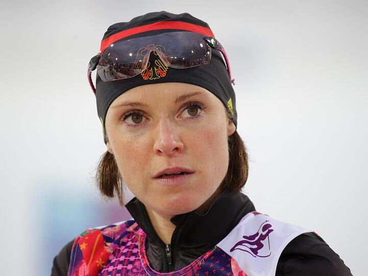 Wurde 2014 wegen einer positiven Dopingprobe aus dem deutschen Biathlon-Team ausgeschlossen: Evi Sachenbacher-Stehle.