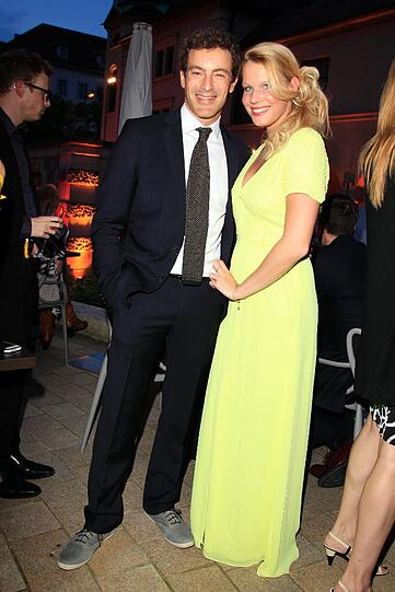 Gedeon Burkhard und Annika Bormann.