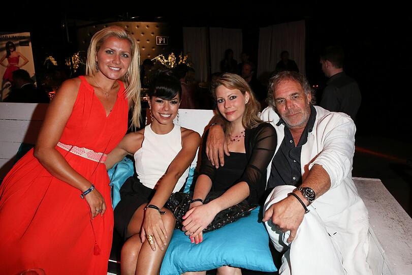 Jessica Boehrs, Fernanda Brandao und Christian Kohlund im P1 bei "Movie meets Media"