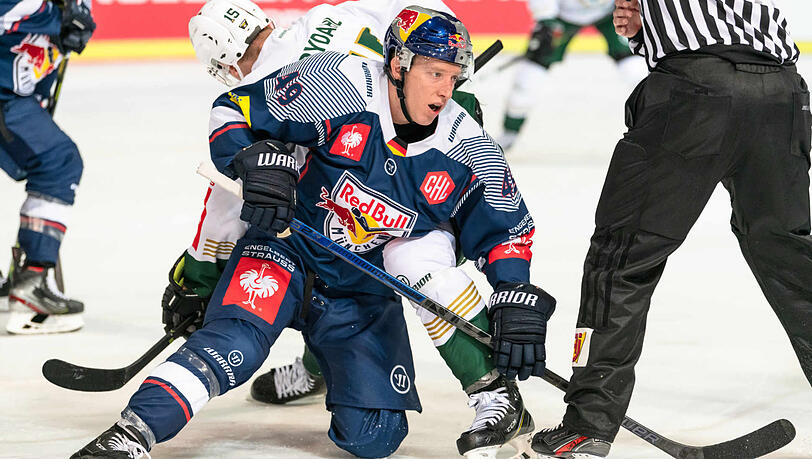 Mark Voakes erzielte einen Treffer für den EHC. Mark Voakes erzielte einen Treffer für den EHC.