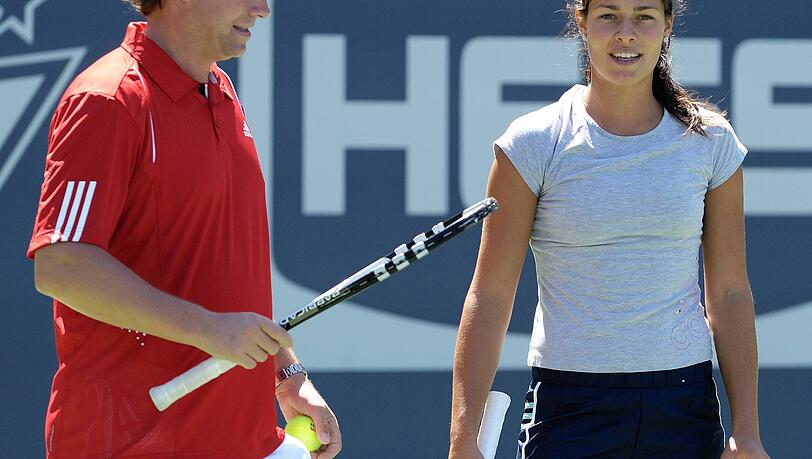 Ana Ivanovic und der Tennistrainer Sven Groeneveld im Jahr 2008. Ana Ivanovic und der Tennistrainer Sven Groeneveld im Jahr 2008.