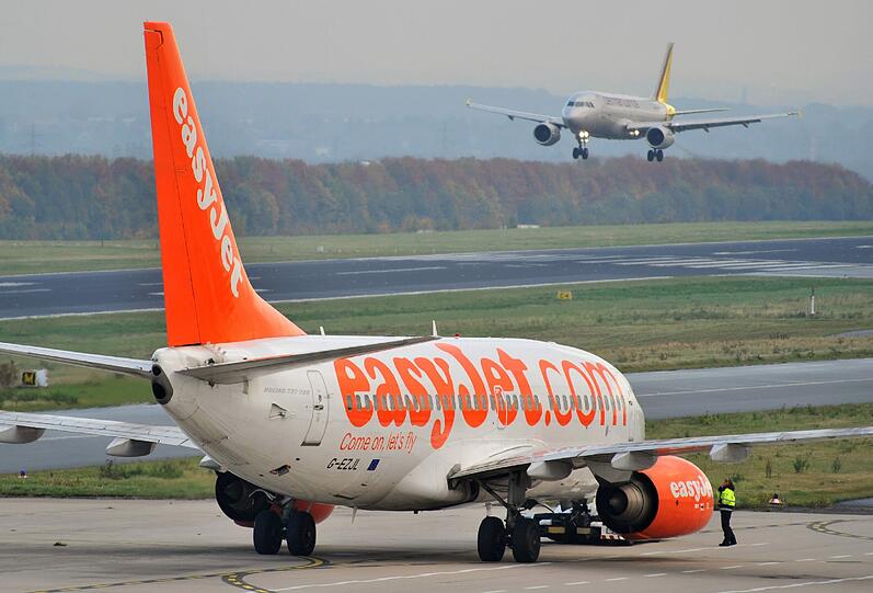 Platz 14: Easyjet. 236 Flugzeuge in der Flotte. Pünktlichkeitsquote: 87,7 Prozent.